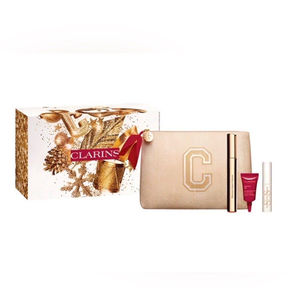 Clarins Gold and Red Makeup Collection